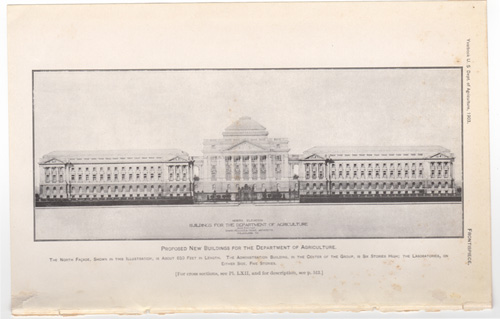 Proposed New Buildings for the Department of Agriculture (Frontispiece)